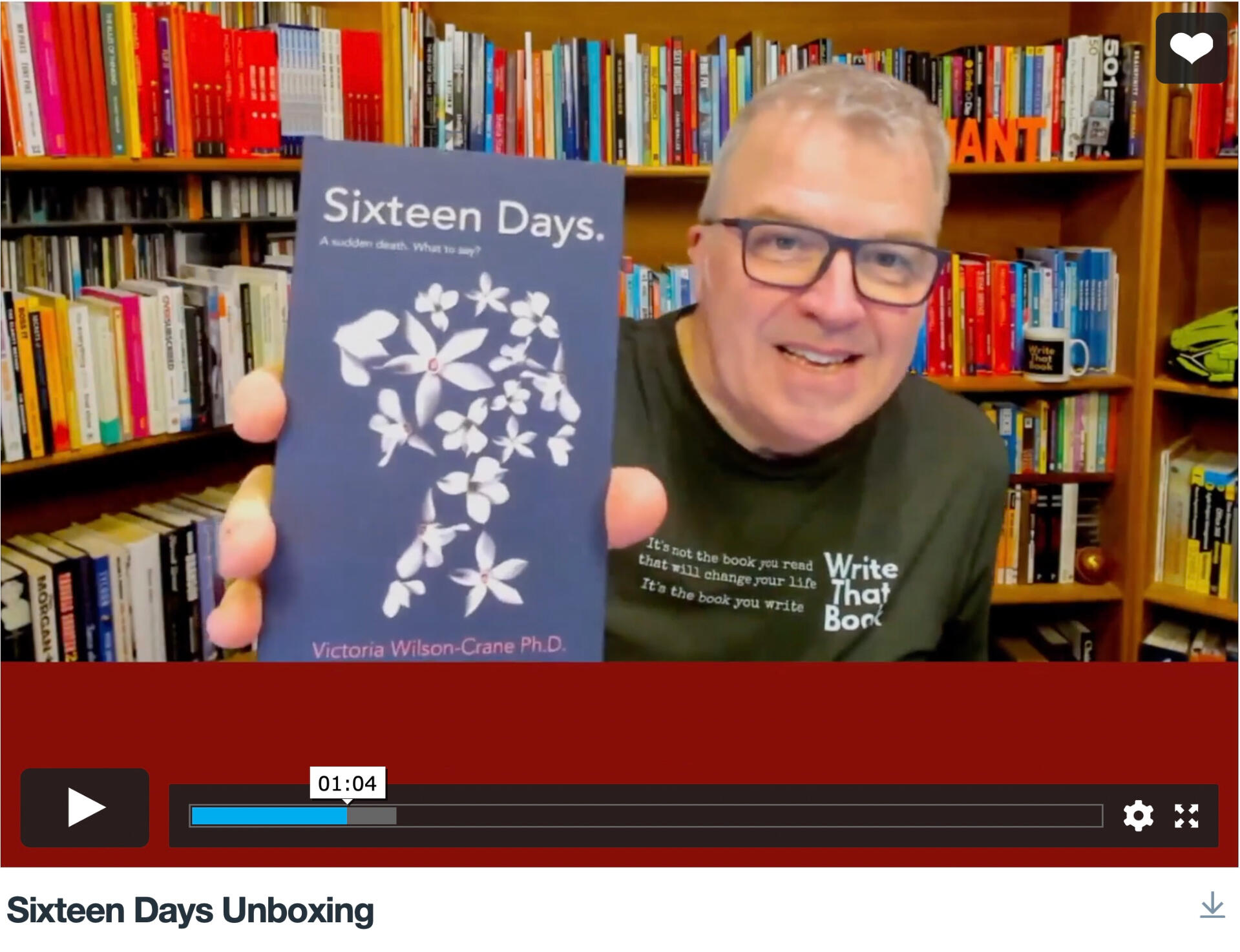 Sixteen Days book unboxing